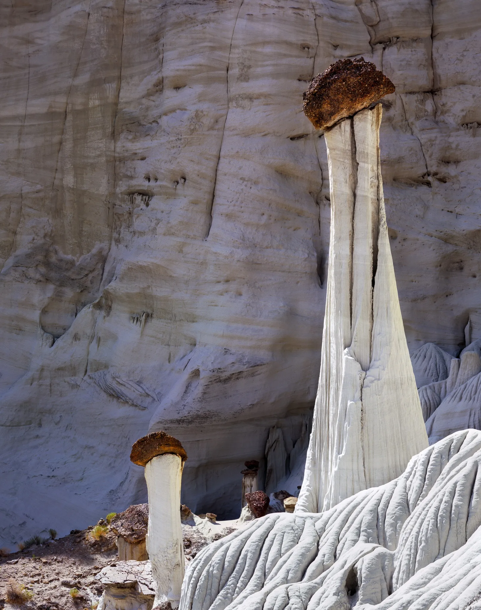 The Wahweap Hoodoos rise from Entrada sandstone in a remote section of Grand Staircase-Escalante, Utah. Photograph by Marty Quinn