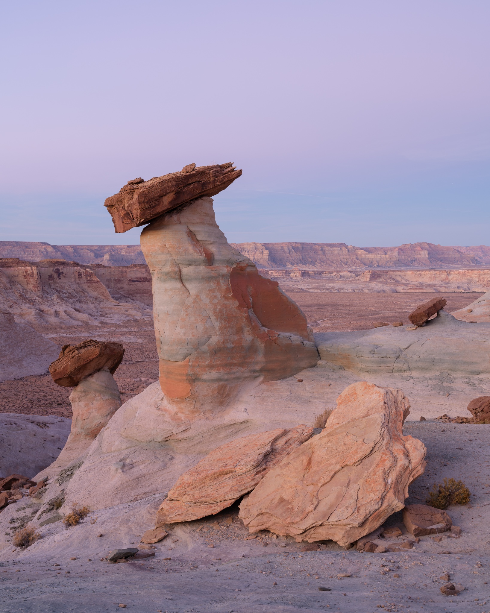 Studhorse Point at blue hour in the Grand Staircase-Escalante region of southern Utah, Arizona. Photograph by Marty Quinn
