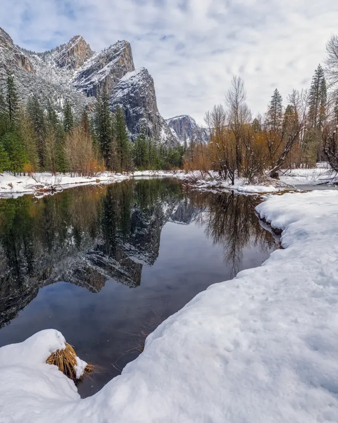 Three Brothers Reflection - Fine Art Landscape Photography by Marty Quinn